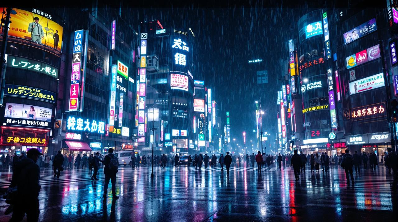 快播影视4K：东京霓虹——赛博城市美学